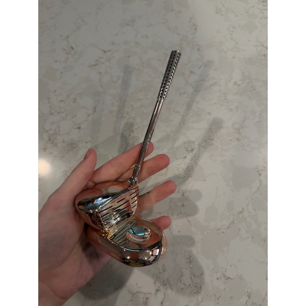 Neiman Marcus Silver‎ Golf Club Desk Accessory Paperweight Driver Sculpture